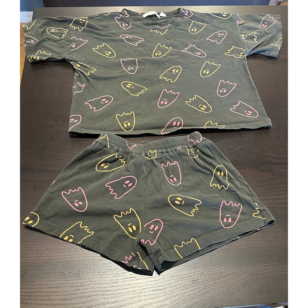 Indy & Pippa Halloween Short Sleeve Top and Shorts size 5T